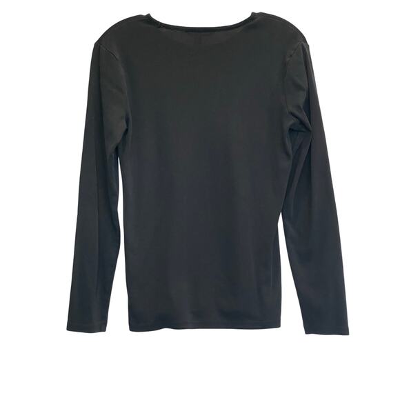 Lauren Ralph Lauren Tops - Ralph Lauren long sleeved black tee Large, 100% Cotton
